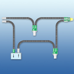 Ventilator Circuit Adult with 2 Water Trap